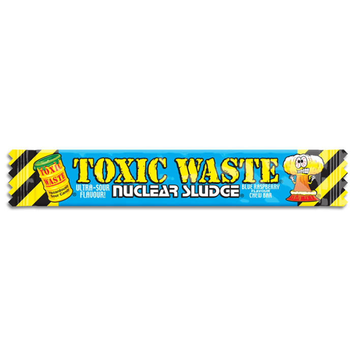 Toxic Waste Sludge Blue Raspberry Žuvacia Tyčinka 20g