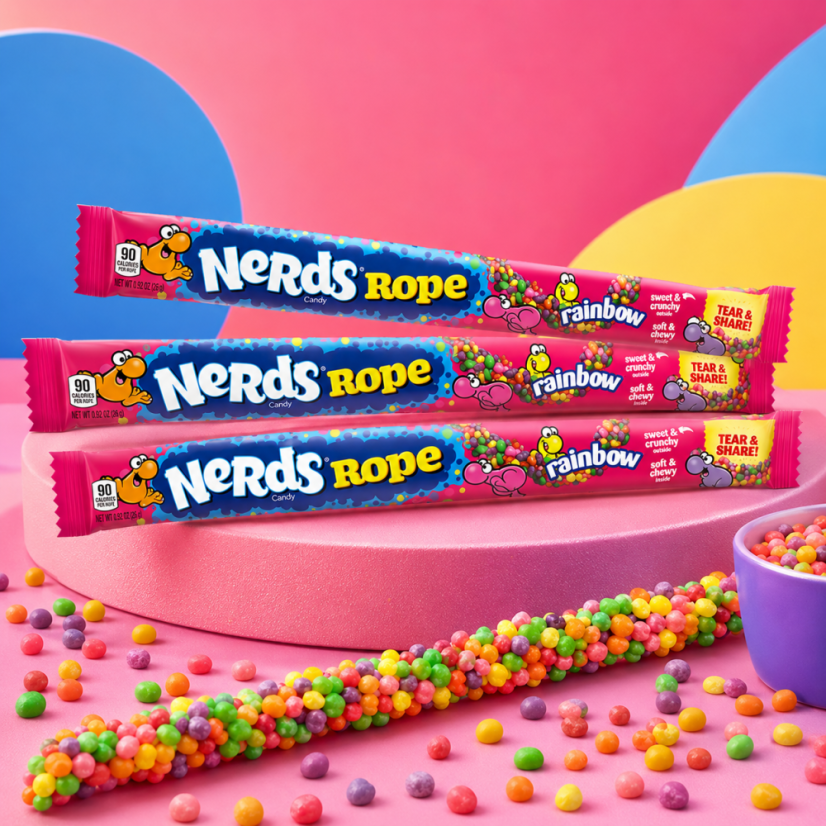 Nerds Rope Rainbow Pelendrek 26g