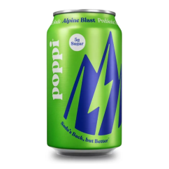 Poppi Alpine Blast Priobiotická Limonáda 355ml