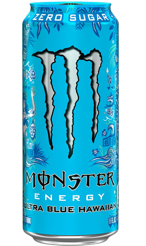 Monster Energy Drink Ultra Blue Hawaiian Energetický Nápoj 473ml Monster Energy Drink Ultra Blue Hawaiian Energetický Nápoj 473ml