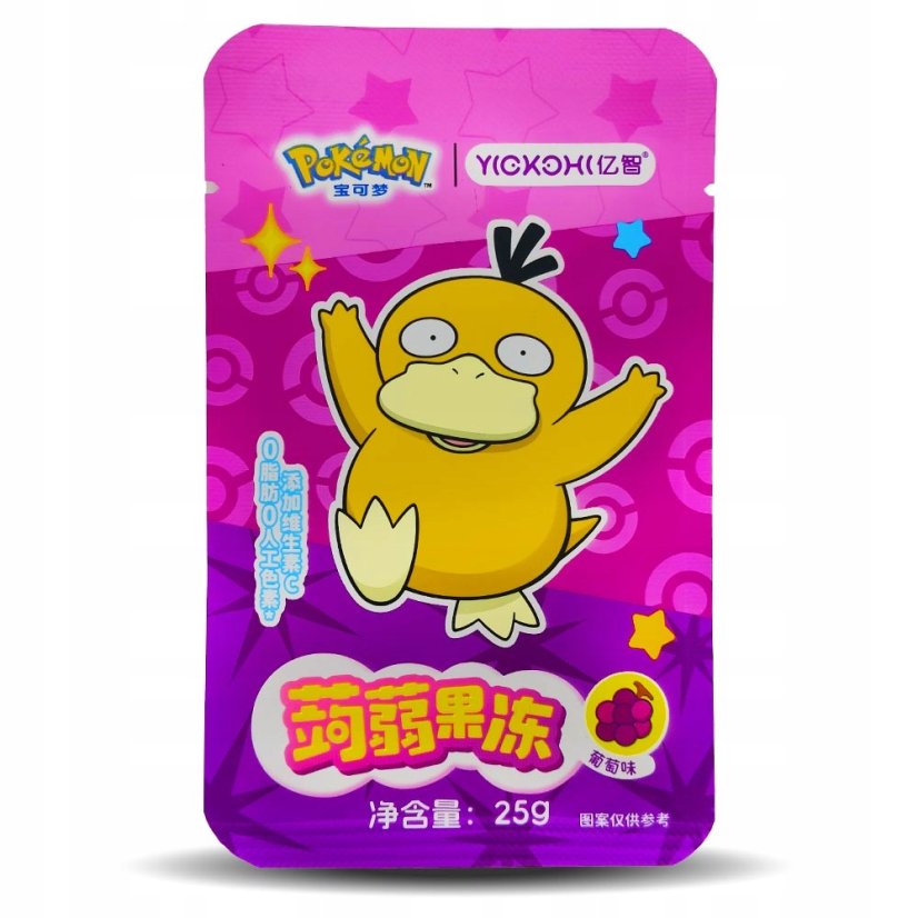 Yizhi Pokémon Grape Jelly Želé 25g