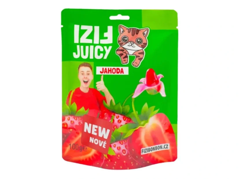 Fizi Juicy Jahoda 100g