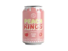 Candy Lips Peach Rings Limonáda 355ml