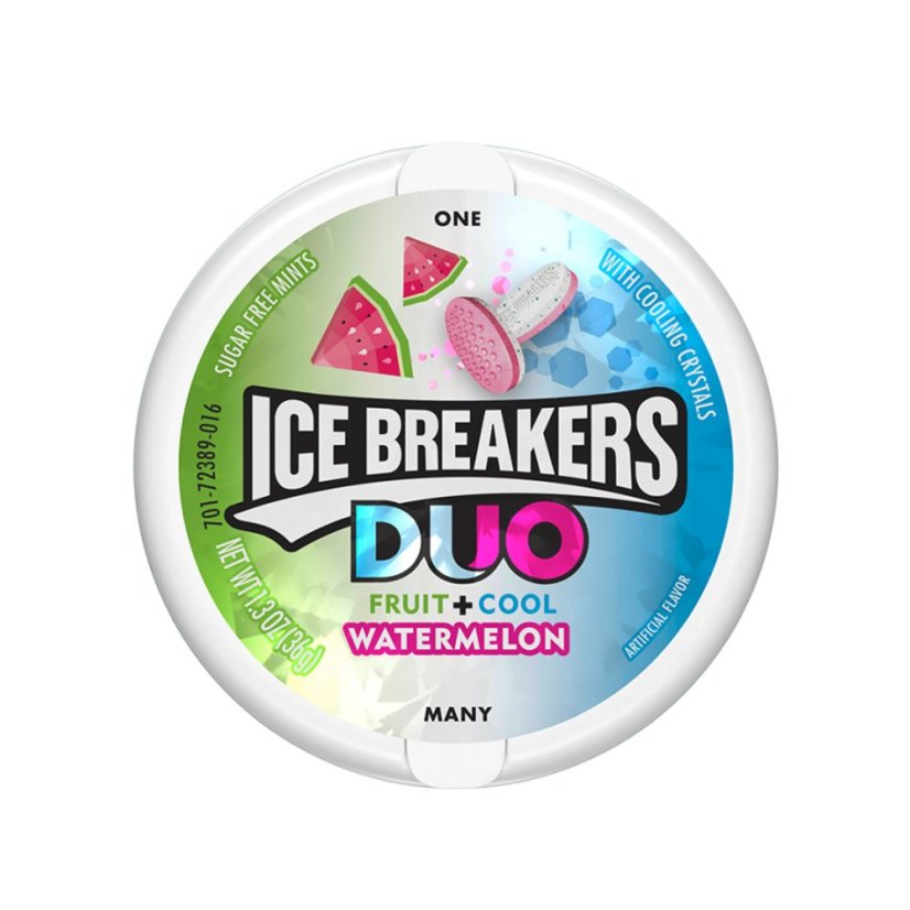 Ice Breakers Duo Watermelon Mentolky 42g Ice Breakers Duo Watermelon Mentolky 42g