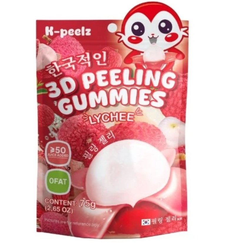 K-Peelz Lychee Lúpané želé 75g