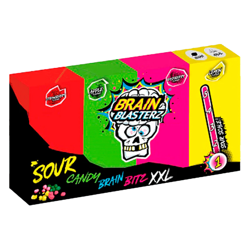 Brain Blasterz Bitz XXL Kyslé Cukríky 144g Brain Blasterz Bitz XXL Kyslé Cukríky 144g
