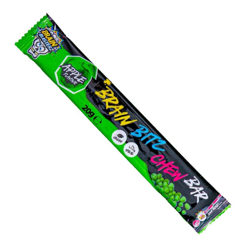 Brain Blasterz Bitz Chew Bar Apple Žuvacia Tyčinka 20g Brain Blasterz Bitz Chew Bar Apple Žuvacia Tyčinka 20g