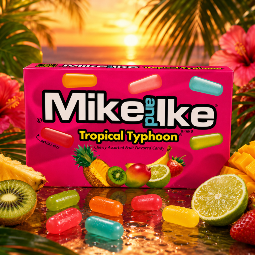 Mike and Ike Tropical Typhoon Cukríky 120g
