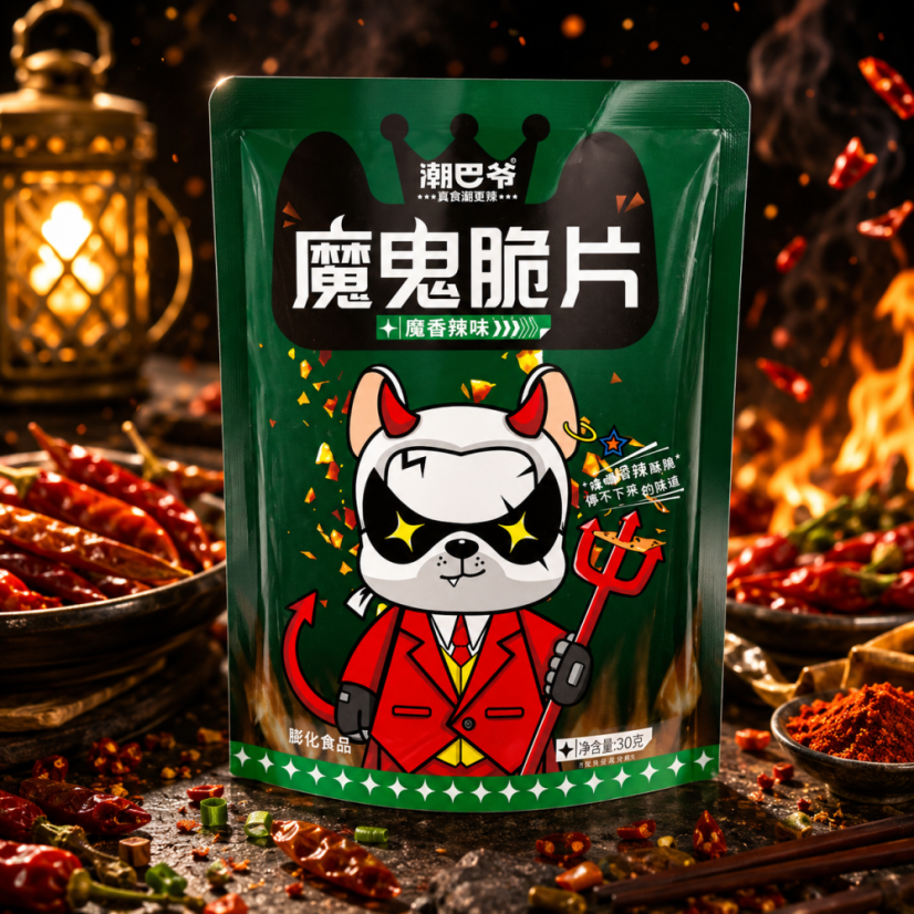 The Devil Chips Spicy Flavor Lupienky 200g