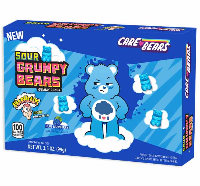 Warheads Sour Grumpy Bears Kyslé Cukríky 99g Warheads Sour Grumpy Bears Kyslé Cukríky 99g