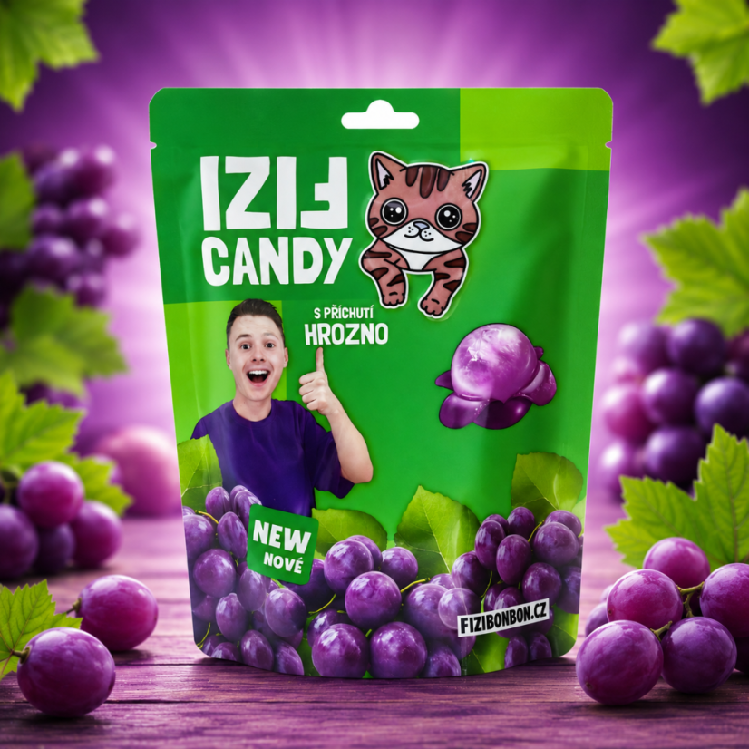 Fizi Juicy Hrozno 98g