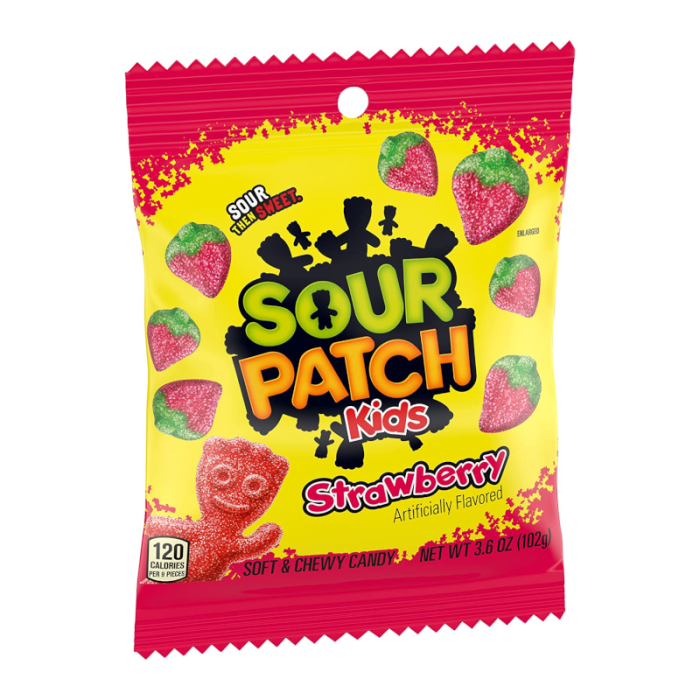 Sour Patch Kids Strawberry Gumené Cukríky 102g