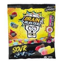 Brain Blasterz Sour Wormz Gumené Cukríky 100g