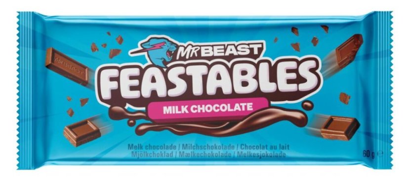 Feastables Mr Beast Milk Chocolate Mliečna Čokoláda 60g
