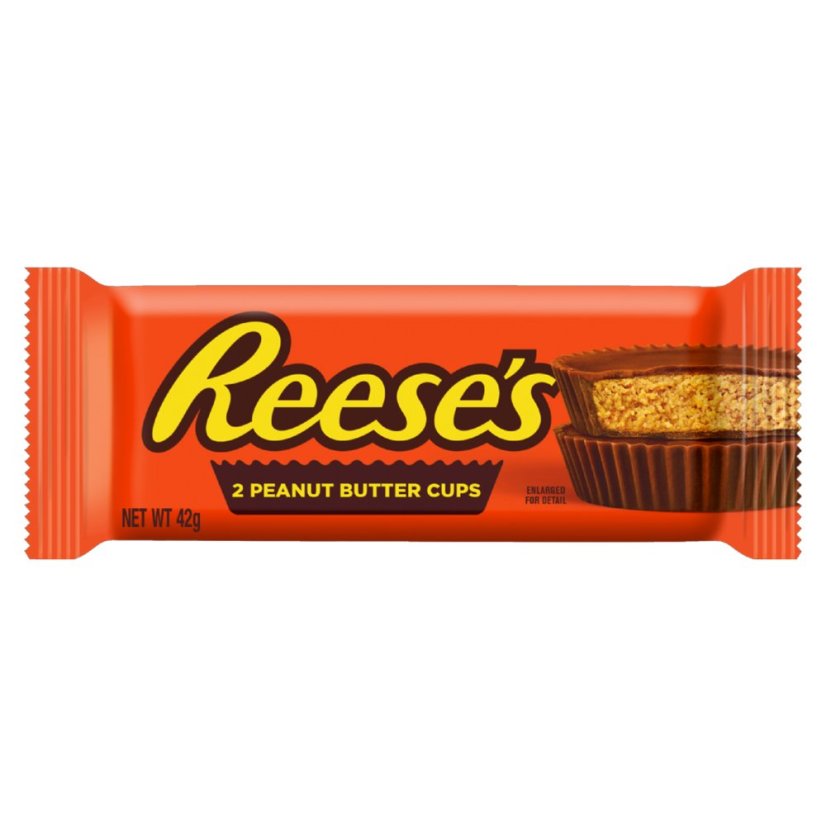 Reese's 2 Peanut Butter Cups Arašidové Košíčky 42g Reese's 2 Peanut Butter Cups Arašidové Košíčky 42g