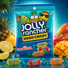 Jolly Rancher Tropical Tvrdé Cukríky 184g