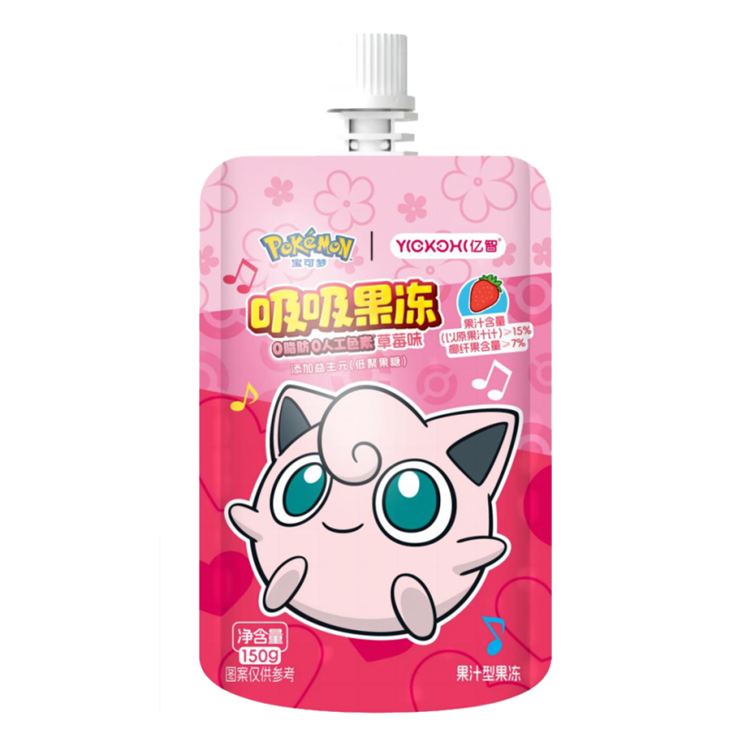 Yizhi Pokémon Strawberry Jelly Želé 150g Yizhi Pokémon Strawberry Jelly Želé 150g