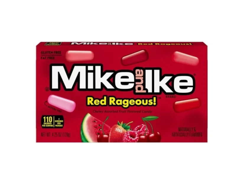 Mike and Ike Red Rageous Cukríky 120g