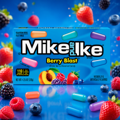 Mike and Ike Berry Blast Žuvacie Cukríky 120g