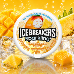 Ice Breakers Sparkling Pineapple Mango Seltzer Mentolky 43g