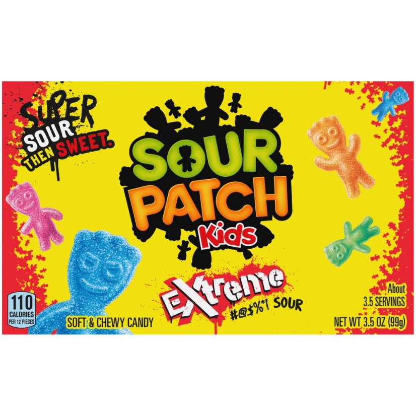 Sour Patch Kids Extreme Gumené Cukríky 99g