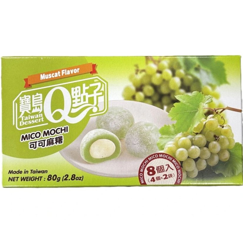 Q Brand Mochi Grape Ryžové Koláčiky 80g
