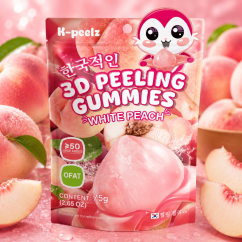 K-Peelz White Peach Lúpané želé 75g