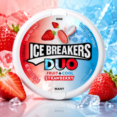 Ice Breakers Mints Duo Strawberry Mentolky 36g
