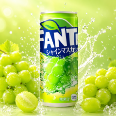 Fanta Shine Muscat Grape Limonáda 250ml