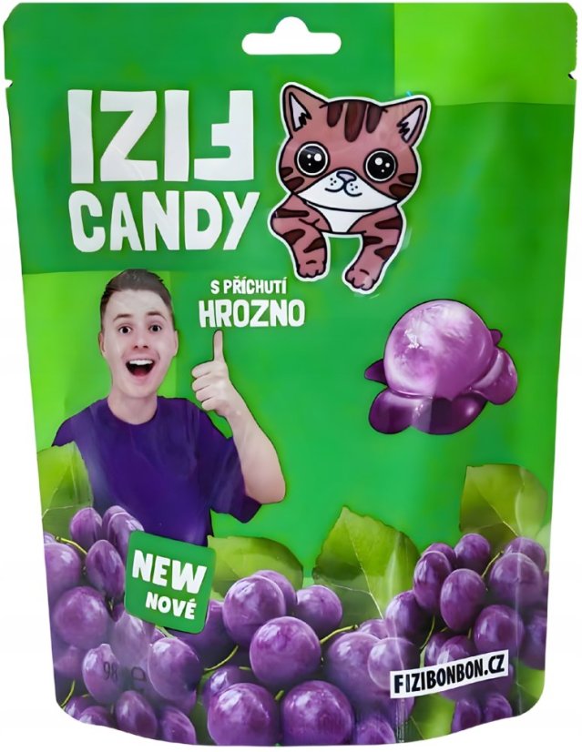 Fizi Juicy Hrozno 98g