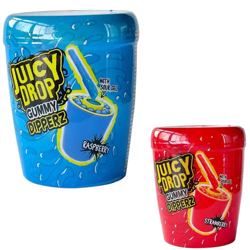 Juicy Drop Gummy Dipperz Gumené tyčinky 96g