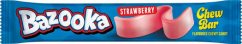 Bazooka Chew Bar Strawberry Žuvacia Tyčinka 14g