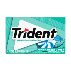 Trident Gum Minty Sweet Twist žuvačky 31g