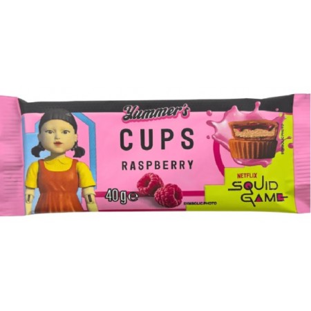 Yummer's Cups Raspberry 40g Yummer's Cups Raspberry 40g