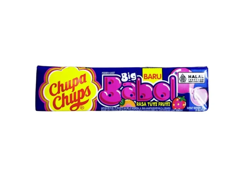 Chupa Chups Big Babol Tutti Frutti Žuvačky 20g Chupa Chups Big Babol Tutti Frutti Žuvačky 20g