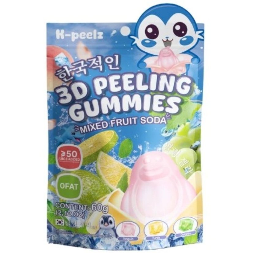 K-Peelz Mixed Fruit Soda Lúpané želé 60g