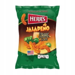Herr's Cheese Curls Jalapeño Chrumky 28g