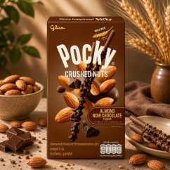 Pocky Crushed Nuts Sladké Tyčinky 25g