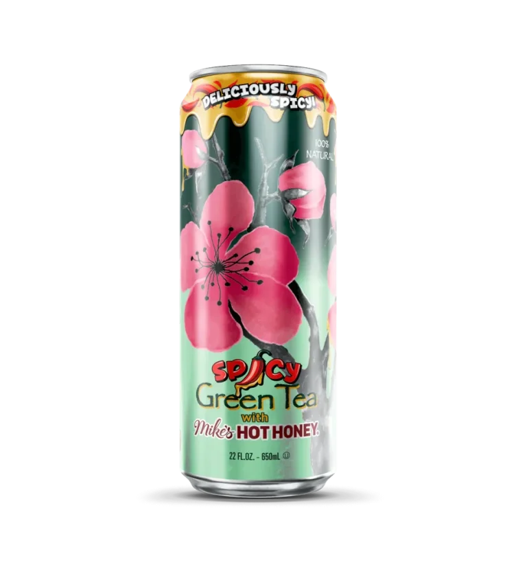 Arizona Spicy Green Tea with Mike's Honey Ľadový Čaj 650ml