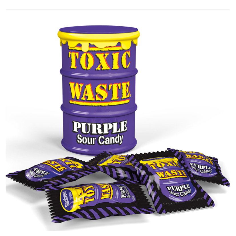 Toxic Waste Purple Kyslé Cukríky 42g