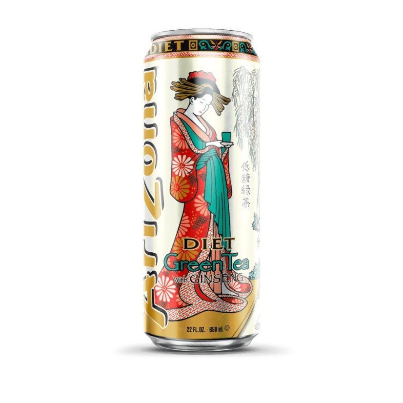 Arizona Diet Green Tea with Ginseng Ľadový Čaj 650ml