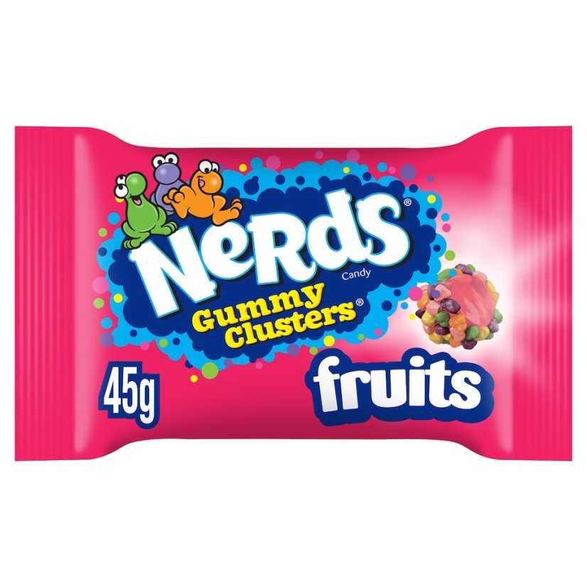 Nerds Gummy Clusters Fruit Gumené Cukríky 45g Nerds Gummy Clusters Fruit Gumené Cukríky 45g