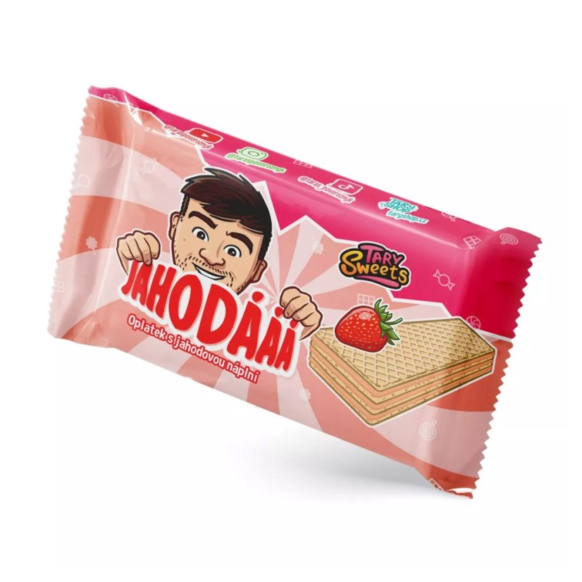 Tary Sweets Oblátky Jahoda 40g Tary Sweets Oblátky Jahoda 40g