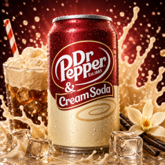 Dr Pepper Cream Soda Limonáda 355ml