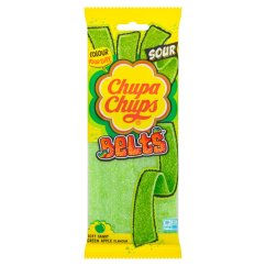 Chupa Chups Sour Belts Apple Kyslé Pelendreky 90g