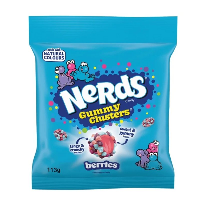 Nerds Gummy Clusters Berries Gumené Cukríky 113g