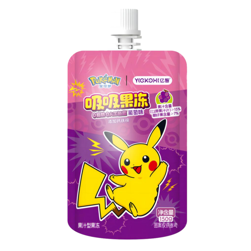 Yizhi Pokémon Grape Jelly Želé 150g Yizhi Pokémon Grape Jelly Želé 150g