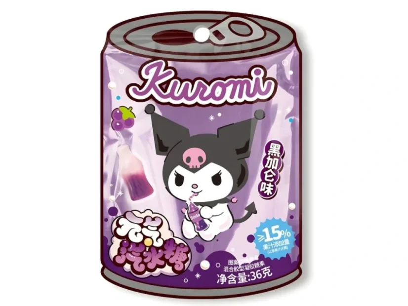 Quanji Kuromi Soda Blackcurrant Cukríky 36g