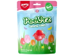 Amos Peelerz Gummy Tulips Lúpacie Cukríky 65g