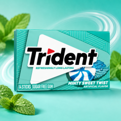 Trident Gum Minty Sweet Twist žuvačky 31g